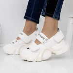 Pantofi Sport Dama 3WL77 Alb » meishop.life