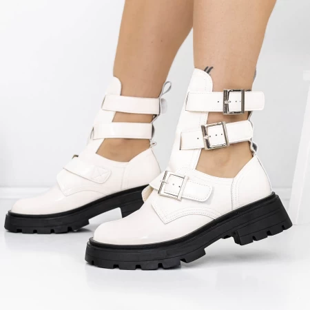 Ghete Dama 3WL91 Alb » meishop.life