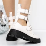 Ghete Dama 3WL91 Alb » meishop.life