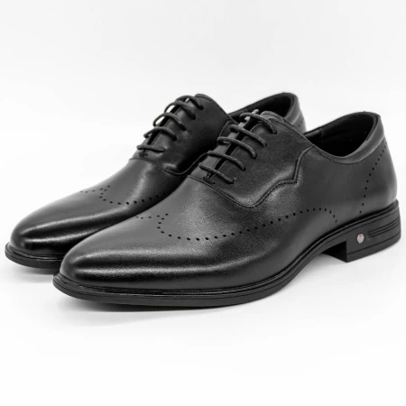 Pantofi Barbati F066-025 Negru » meishop.life
