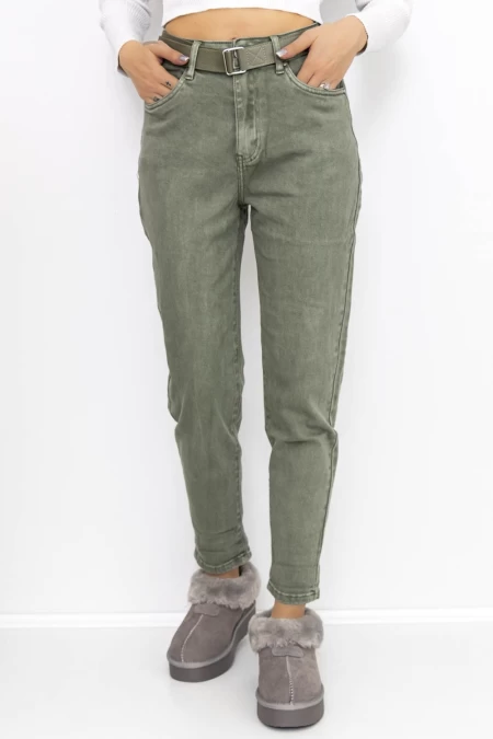 Blugi Dama KS138-12 Verde » meishop.life