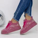 Pantofi Sport Dama 3WL86 Fucsia » meishop.life