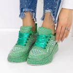 Pantofi Sport Dama 3WL86 Verde » meishop.life
