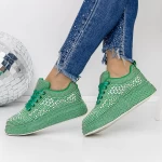 Pantofi Sport Dama 3WL86 Verde » meishop.life