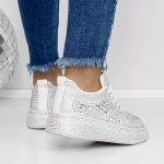 Pantofi Sport Dama 3WL86 Argintiu » meishop.life