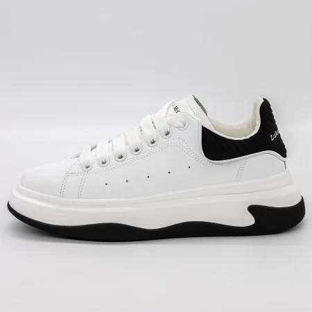 Pantofi Sport Barbati 8823 Alb-Negru » meishop.life