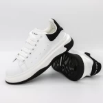 Pantofi Sport Barbati 8823 Alb-Negru » meishop.life