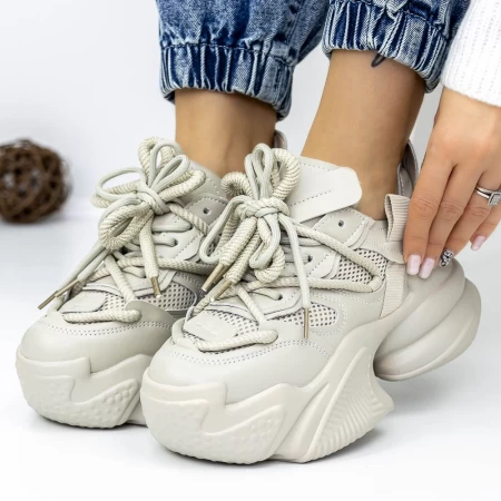 Pantofi Sport Dama 3WL155 Gri » meishop.life