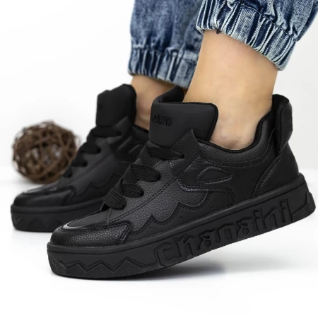 Pantofi Sport Dama 3WL105 Negru » meishop.life