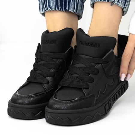 Pantofi Sport Dama 3WL105 Negru » meishop.life