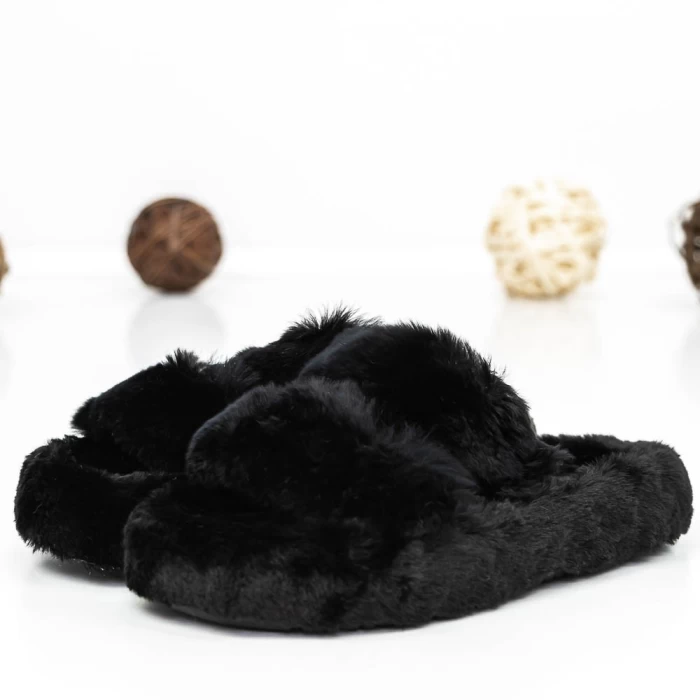 Papuci Dama 3WL161 Negru » meishop.life