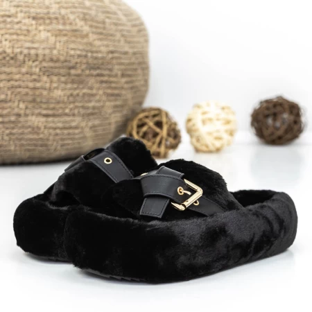 Papuci Dama 3WL177 Negru » meishop.life
