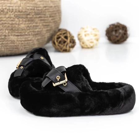 Papuci Dama 3WL177 Negru » meishop.life