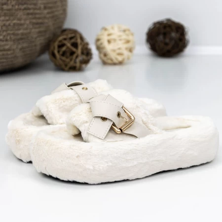 Papuci Dama 3WL177 Alb » meishop.life
