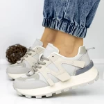 Pantofi Sport Dama 3WL158 Gri » meishop.life