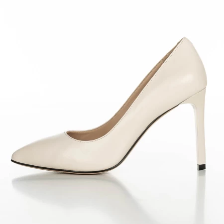 Pantofi cu Toc subtire SS0832-081-YP16 Crem Jose Simon