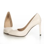 Pantofi cu Toc subtire SS0832-081-YP16 Crem » meishop.life