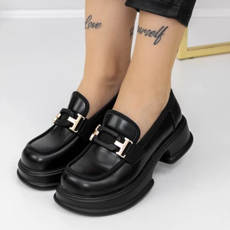 Pantofi Casual Dama 3WL139 Negru » meishop.life