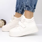 Ghete Dama 3WL178 Alb » meishop.life