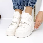 Ghete Dama 3WL178 Alb » meishop.life
