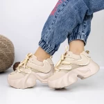 Pantofi Sport Dama 3WL82 Kaki » meishop.life