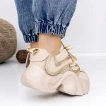Pantofi Sport Dama 3WL82 Kaki » meishop.life