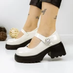 Pantofi Casual Dama 3WL108 Bej » meishop.life