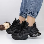 Pantofi Sport Dama 3WL137 Negru » meishop.life