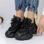 Pantofi Sport Dama 3WL137 Negru » meishop.life