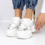 Pantofi Sport Dama 3WL138 Alb » meishop.life