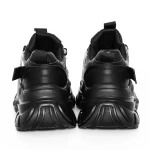 Pantofi Sport Dama cu Platforma 3WL150 Negru » meishop.life