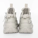 Pantofi Sport Dama cu Platforma 3WL150 Gri » meishop.life