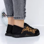 Pantofi Sport Dama 3WL110 Negru-Galben » meishop.life