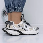 Pantofi Sport Dama 3WL112 Negru-Alb » meishop.life