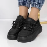 Pantofi Sport Dama 3WL187 Negru » meishop.life