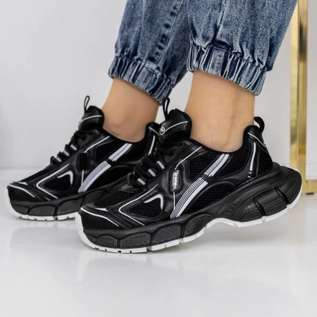 Pantofi Sport Dama 3WL112 Negru » meishop.life