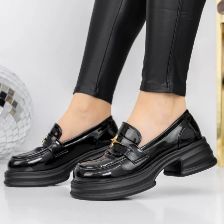 Pantofi Casual Dama 3WL136 Negru » meishop.life