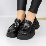 Pantofi Casual Dama 3WL136 Negru » meishop.life