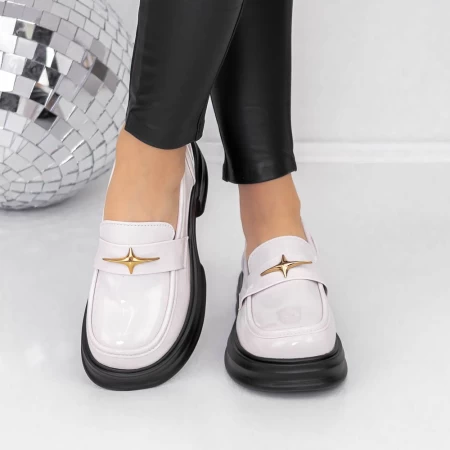 Pantofi Casual Dama 3WL136 Bej » meishop.life