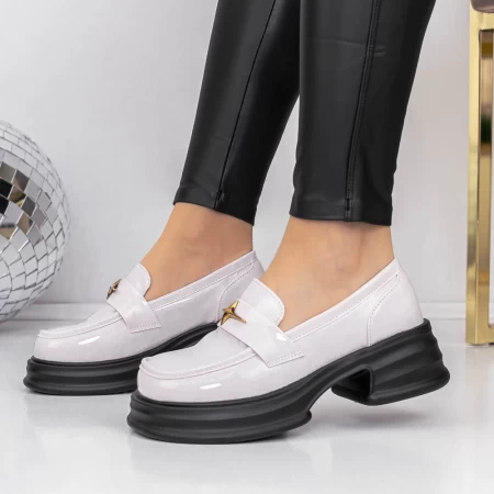 Pantofi Casual Dama 3WL136 Bej » meishop.life