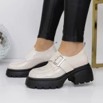 Pantofi Casual Dama 3WL173 Bej » meishop.life