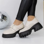 Pantofi Casual Dama 3WL173 Bej » meishop.life