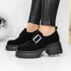 Pantofi Casual Dama 3WL173 Negru | Mei