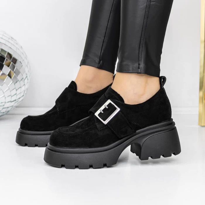 Pantofi Casual Dama 3WL173 Negru » meishop.life
