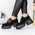 Pantofi Casual Dama 3WL173 Negru » meishop.life