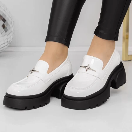 Pantofi Casual Dama 3WL175 Bej » meishop.life