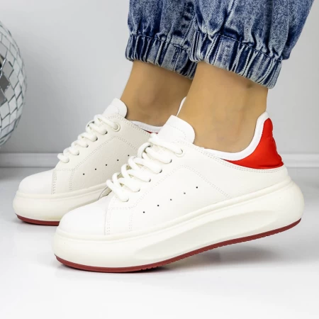 Pantofi Sport Dama 3WL188 Rosu » meishop.life