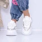 Pantofi Sport Dama 3B25 Alb » meishop.life
