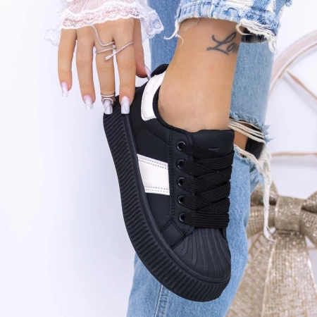 Pantofi Sport Dama 3XJ118 Negru » meishop.life