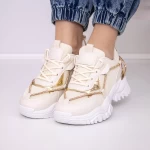 Pantofi Sport Dama 3B25 Bej » meishop.life